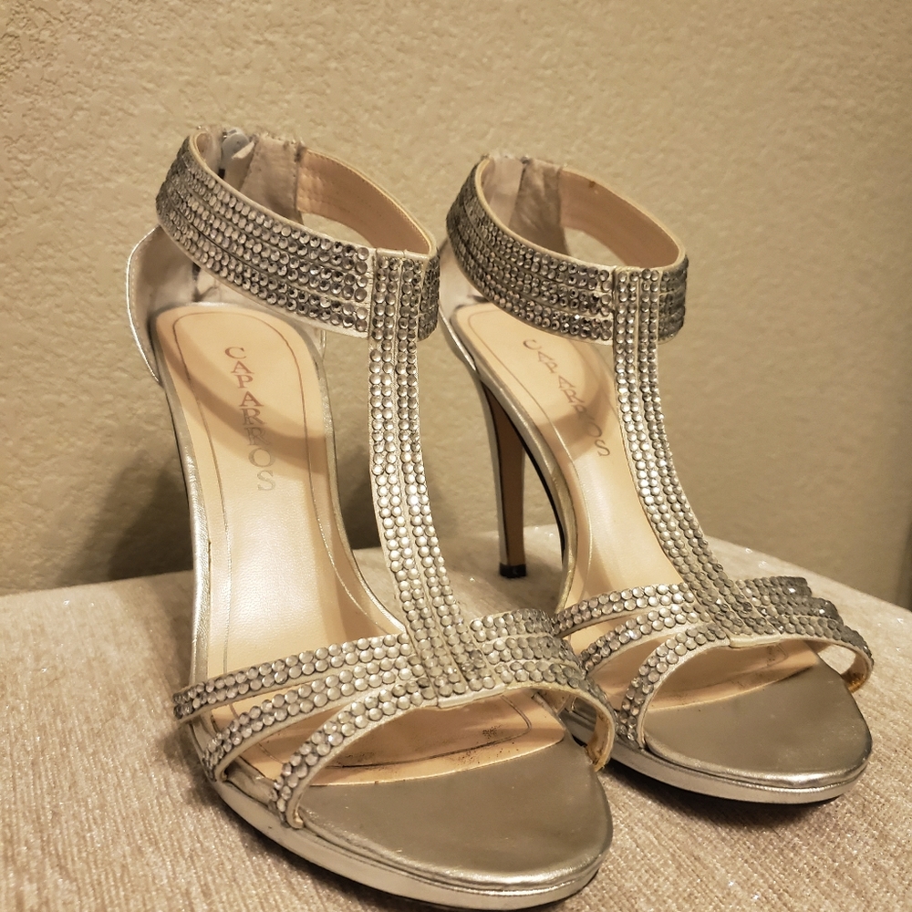 Caparros Rhinestone Heels - Picture 6 of 9